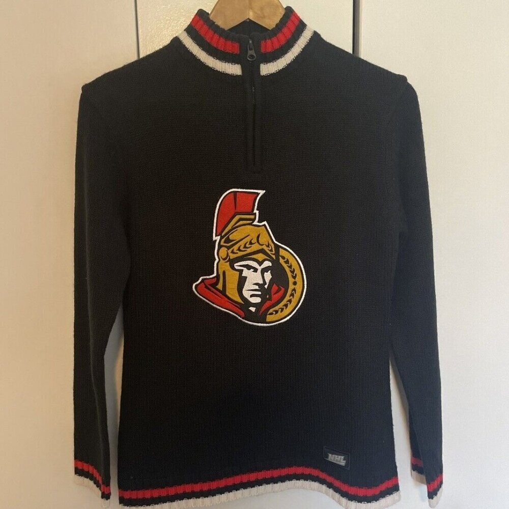 NHL Sweater Black Size M Ottawa Senators